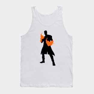 Dante's Fire Hands Silhouette Tank Top